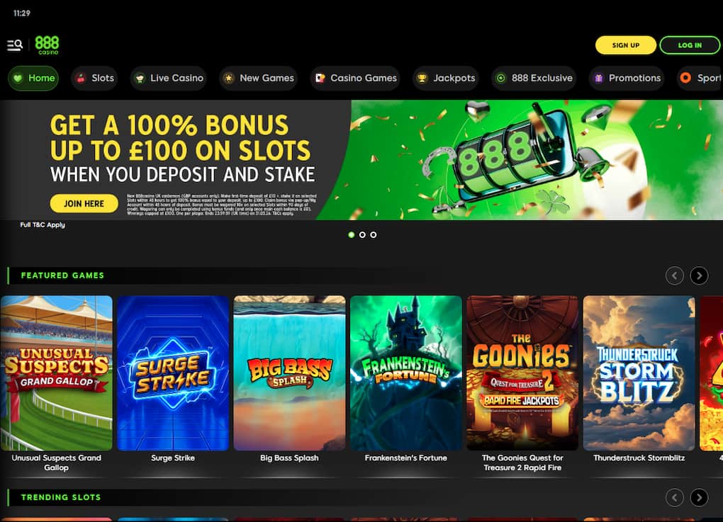 888 Casino for fans of Non Gamstop Casinos